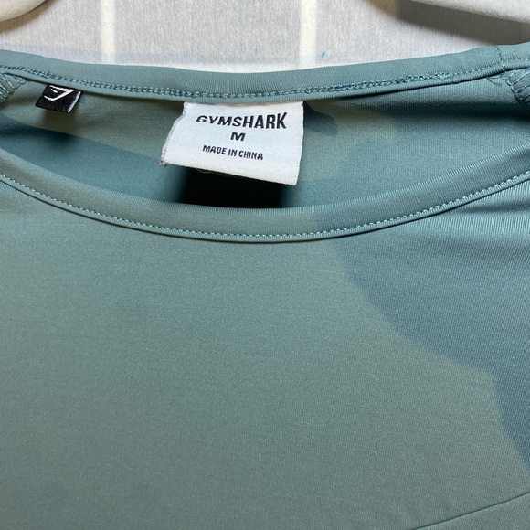 Gymshark Aqua Blue Activewear Top - Picture 7 of 8